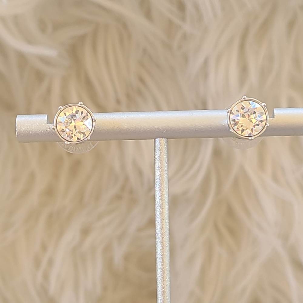 Swarovski Crystal Stud Earrings- Excellent Condition - Picture 2 of 7